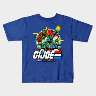 Real American Heroes - Gi Joe Kids T-Shirt